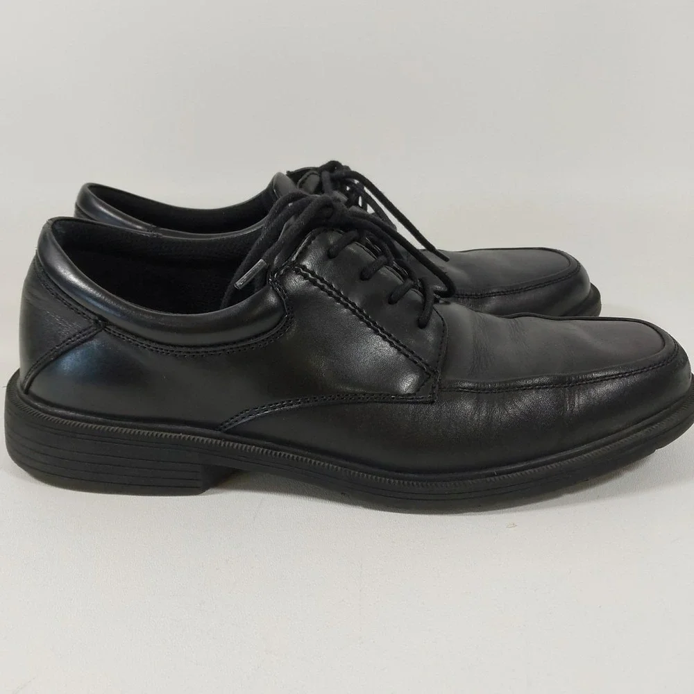 Nunn Bush Kore Comfort Gel‎ Baker Street Black Oxford Mens Size 9.5M Dress Shoes